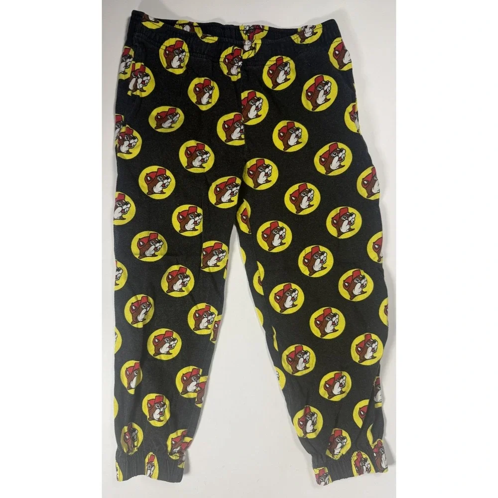 Buc-ee's Logo Lounge Pajama Pants Youth Size M Gray